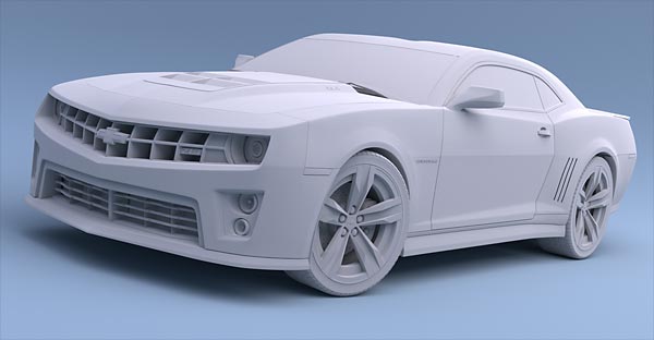 3D model - camaro - front